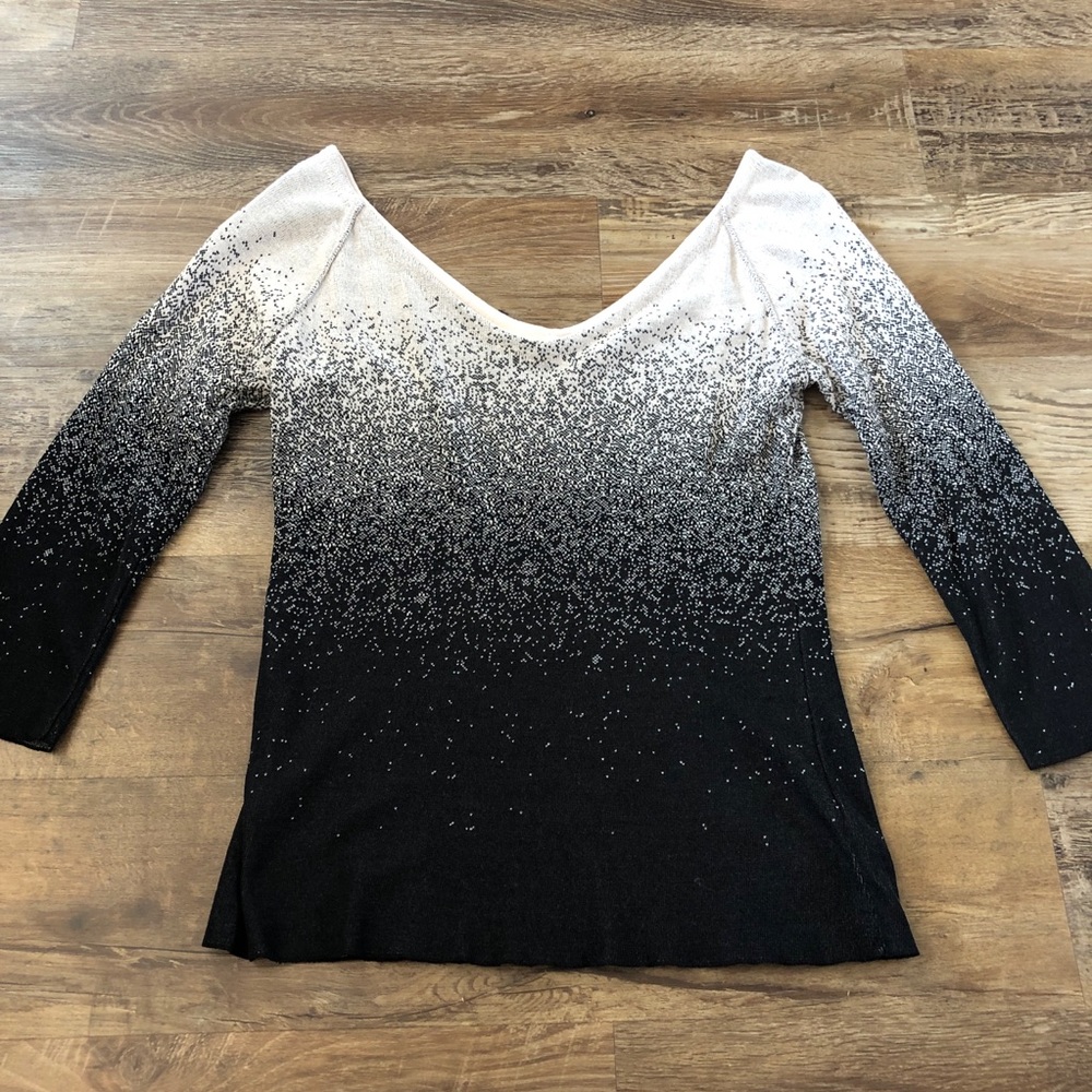 Aldomartins ombré vneck top